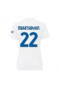 Fotbalové Dres Inter Milan Henrikh Mkhitaryan #22 Dámské Venkovní Oblečení 2023-24 Krátký Rukáv